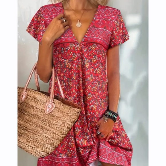 Dresses & Skirts - Ruby‎ Gypsy Boho Dress